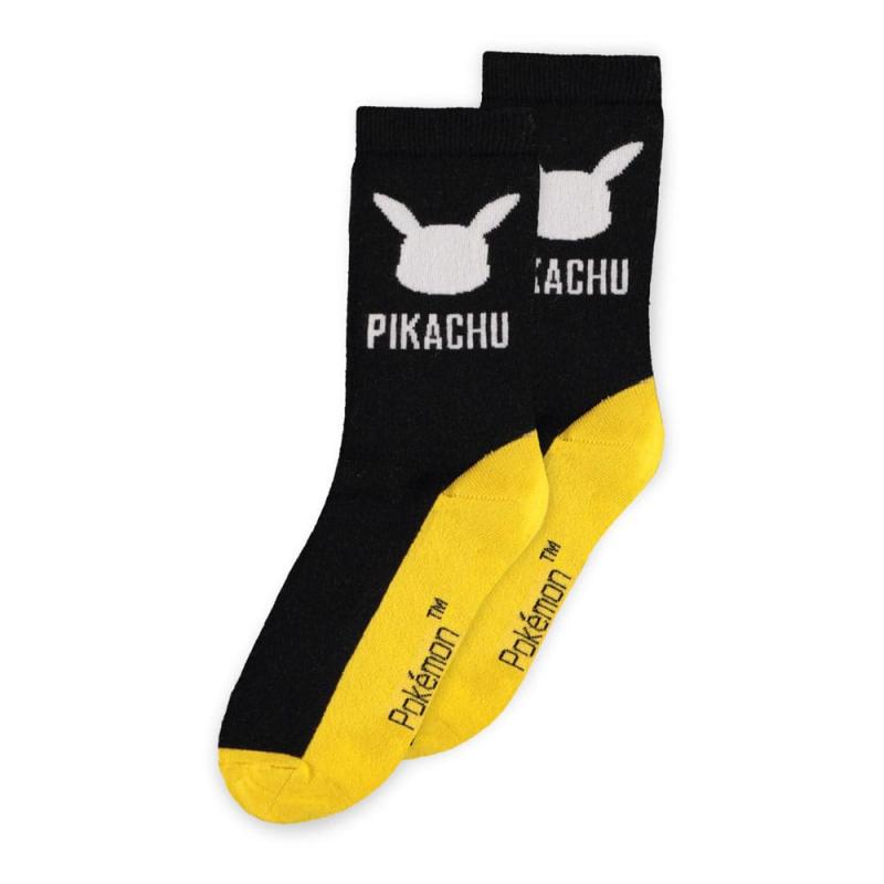 Pokemon Socks 3-Pack Pikachu 43-46