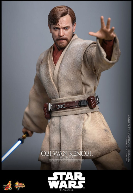 Star Wars: Episode III - Revenge of the Sith Movie Masterpiece Action Figure 1/6 Obi-Wan Kenobi (Mus 9