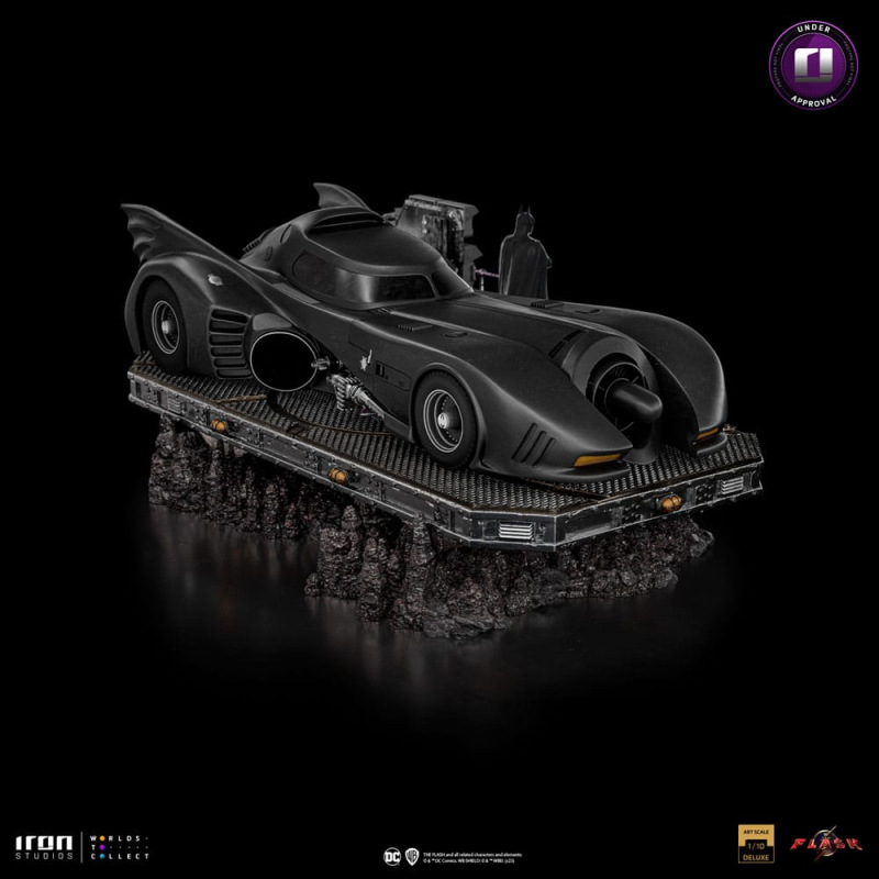 DC Comics Art Scale Deluxe Statue 1/10 The Flash Movie Batmobile 31 cm 1
