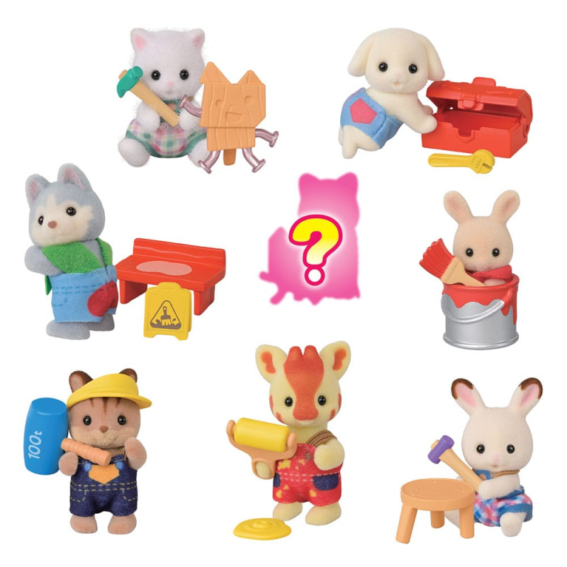Sylvanian Families: Construction site baby friends Surprise Bag figure 5 cm 1