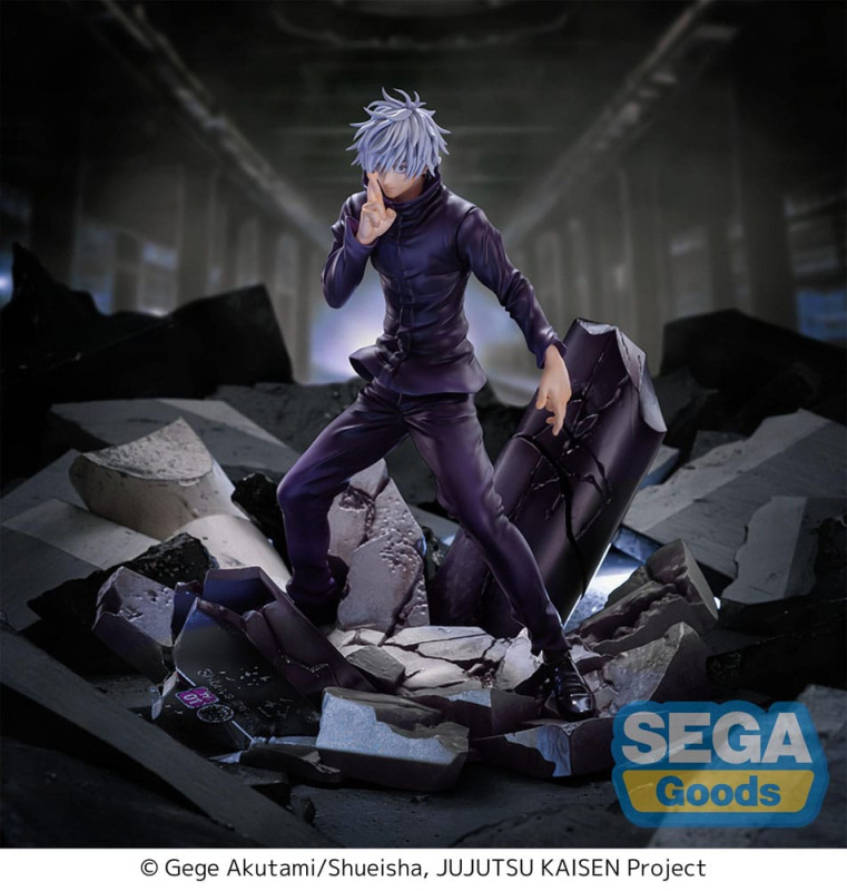 Jujutsu Kaisen Figurizm Luminasta PVC Statue Shibuya Incident Satoru Gojo Unlimited Void 21 cm 1
