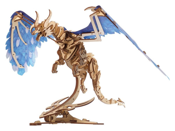 Ugears 3D Wooden Puzzle Windstorm Dragon 9