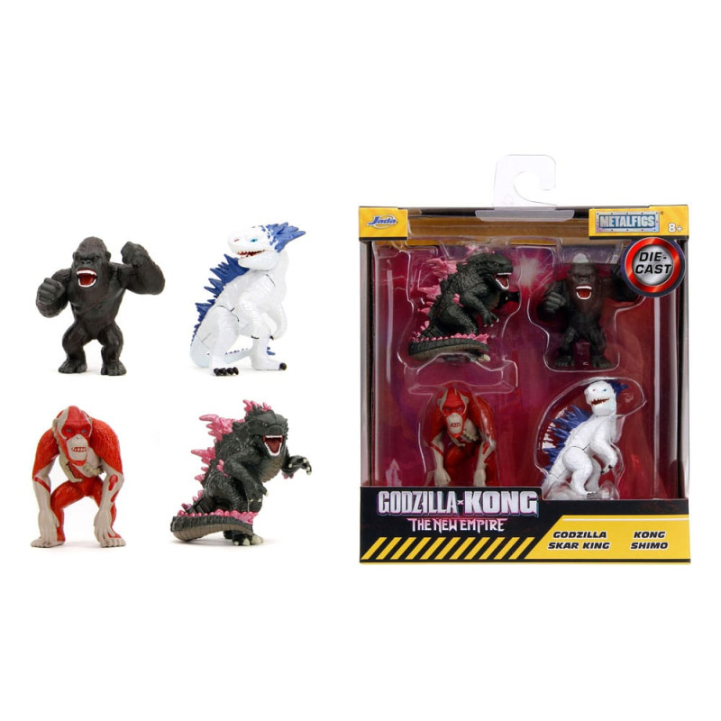 Godzilla Nano Metalfigs Diecast Mini Figures 4-Pack Wave 1 4 cm 1