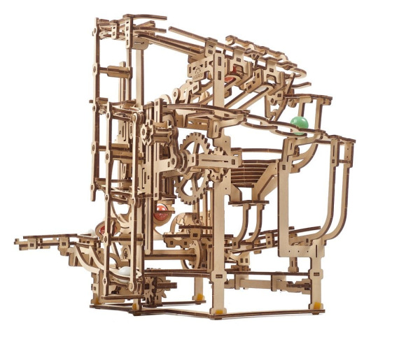 Ugears 3D Wooden Puzzle Marble Run Stepped Hoist 8