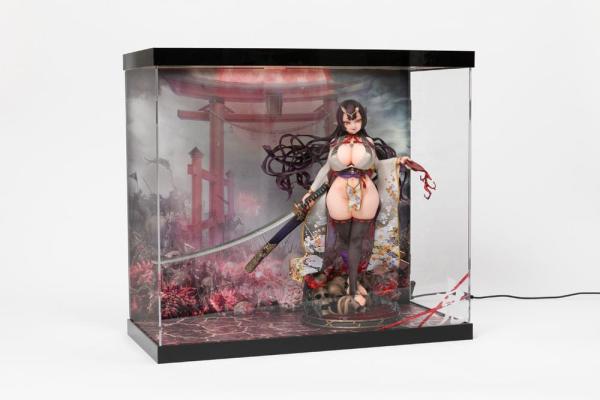 SHINSAI Acrylic Display Case with Lighting Inbina Rasethuhime Saki 39 cm