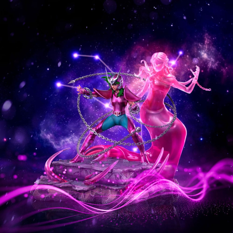 Saint Seiya Deluxe Art Scale Statue 1/10 Andromeda Shun 23 cm 11