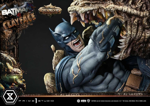 DC Comics Ultimate Premium Masterline Series Statue 1/4 Batman VS Clayface Deluxe Version 83 cm 14