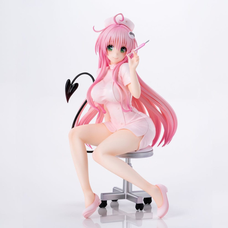 To Love-Ru Darkness Statue PVC Lara Satalin Deviluke Nurse Cos 26 cm 5