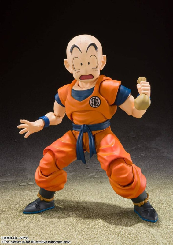 Dragon Ball Z S.H. Figuarts Action Figure Krillin-Earth's Strongest Man (Reissue) 12 cm 2