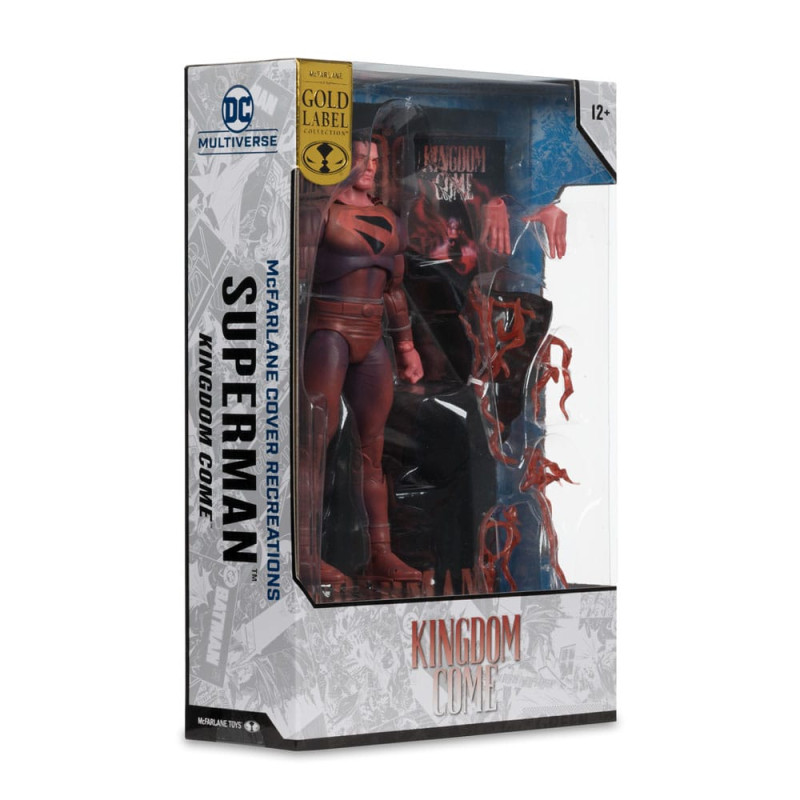 DC Multiverse McFarlane Cover Recreations Action Figure Superman (Kingdom Come) (Gold Label) 18 cm 10