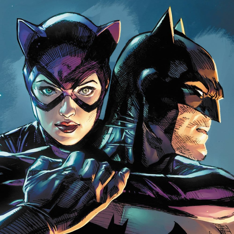 DC Comics Art Print Batman & Catwoman 61 x 41 cm - unframed 2