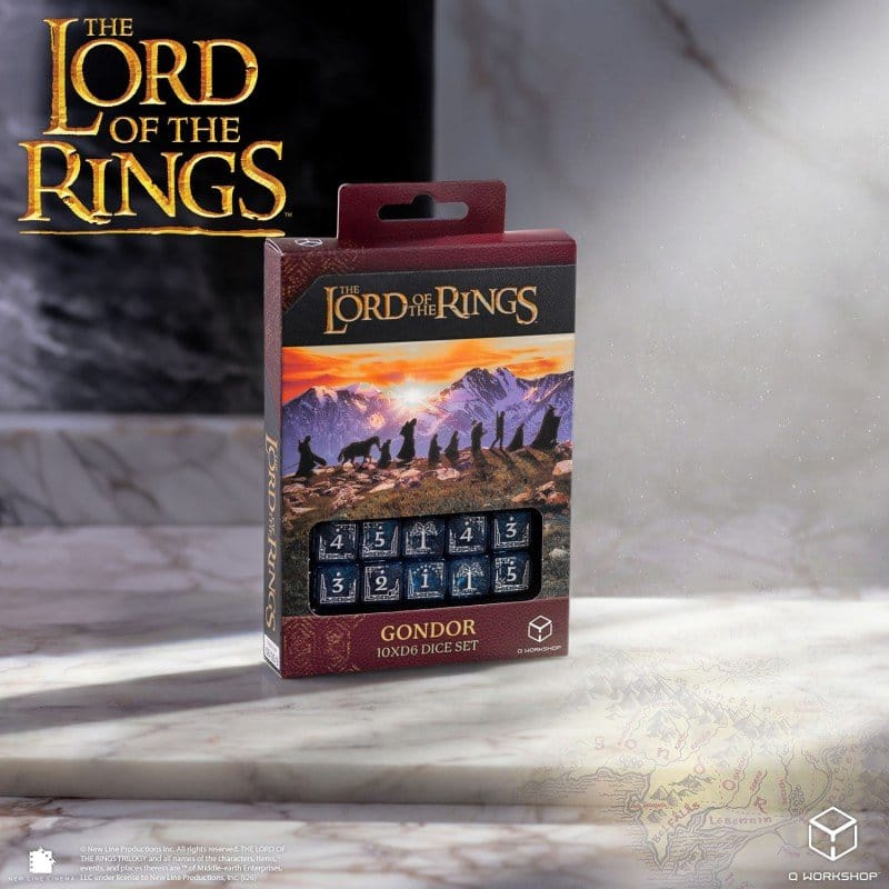 The Lord of the Rings: 10 D6 Dice Set Gondor 5