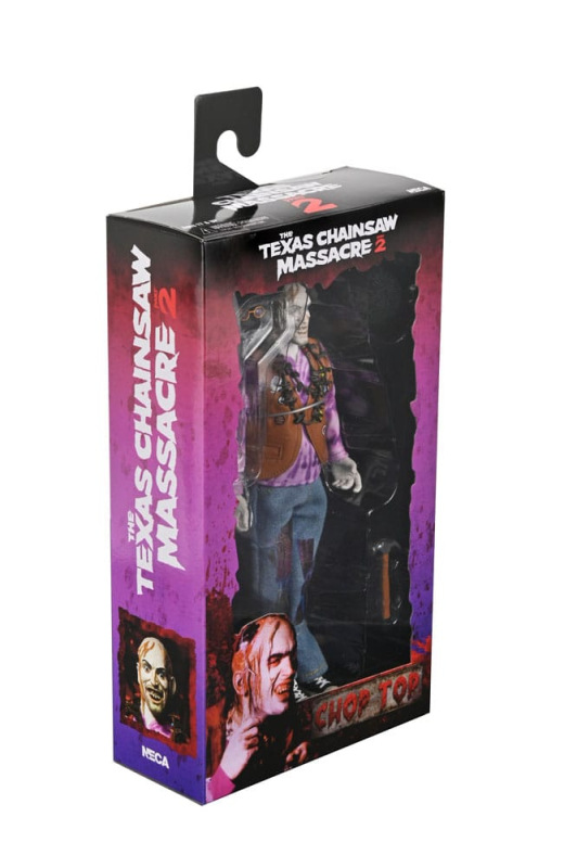Texas Chainsaw Massacre 2 Clothed Action Figure Chop Top 20 cm 1