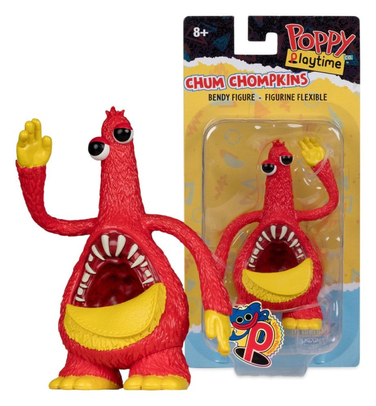 Poppy Playtime Bendables Action Figure Chum Chompkins 11 cm 1