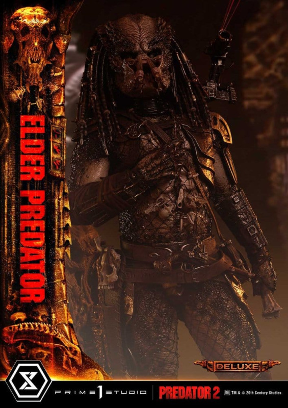 Predator 2 (Film) Museum Masterline Statue 1/3 Elder Predator Deluxe Version 94 cm 2