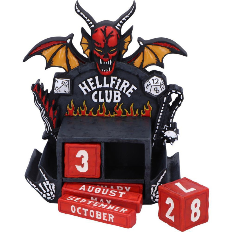 Stranger Things Perpetual Calendar Hellfire Club 15 cm 5