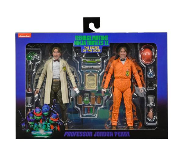 TMNT II: The Secret of the Ooze Action Figure 2-Pack Lab Coat Professor Perry and Hazmat Suit Profes 1