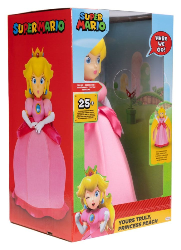 World of Nintendo Talking Action Figure Princess Peach Yours Truly 36 cm 3