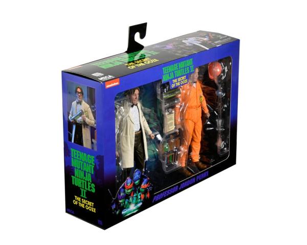 TMNT II: The Secret of the Ooze Action Figure 2-Pack Lab Coat Professor Perry and Hazmat Suit Profes 4