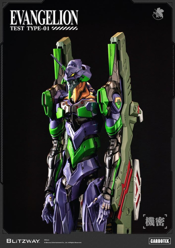 Evangelion Carbotix Action Figure Evangelion Unit-01 Test Type (Standard Ver.) 33 cm 6