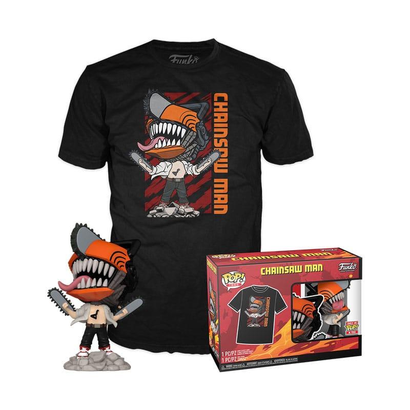 Chainsaw Man POP! & Tee Box Chainsaw Man Leaping Size S