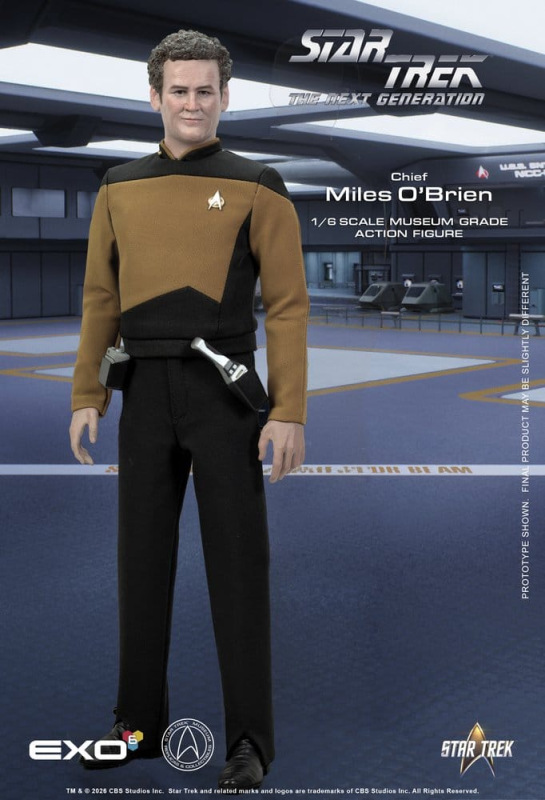 Star Trek: The Next Generation Action Figure 1/6 Chief Miles O'Brien with Transporter Console 30 cm 1