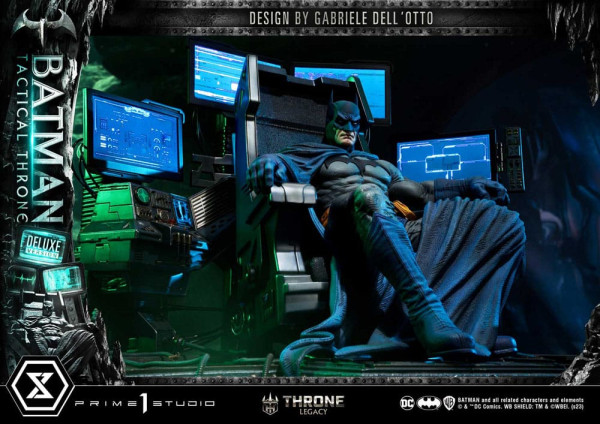DC Comics Throne Legacy Collection Statue 1/3 Batman Tactical Throne Deluxe Version 57 cm 10