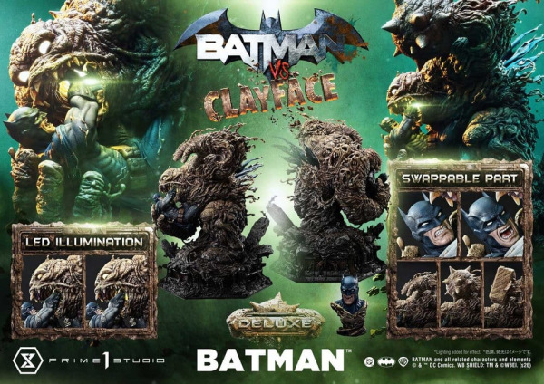 DC Comics Ultimate Premium Masterline Series Statue 1/4 Batman VS Clayface Deluxe Version 83 cm 7
