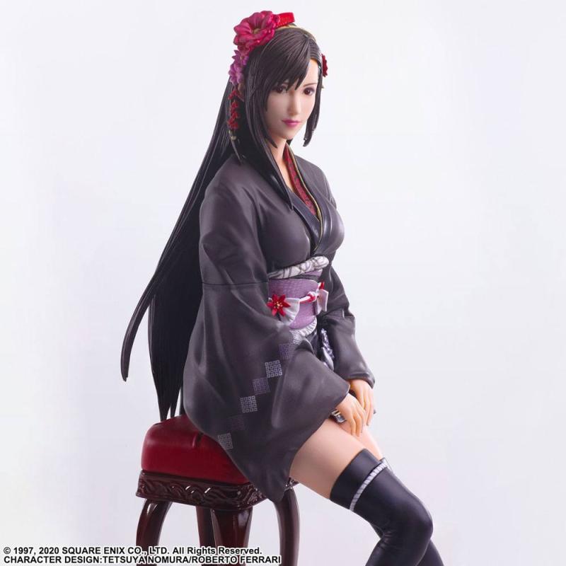 Final Fantasy VII Remake Static Arts Gallery Statue Tifa Lockhart Exotic Dress Ver. 23 cm 4