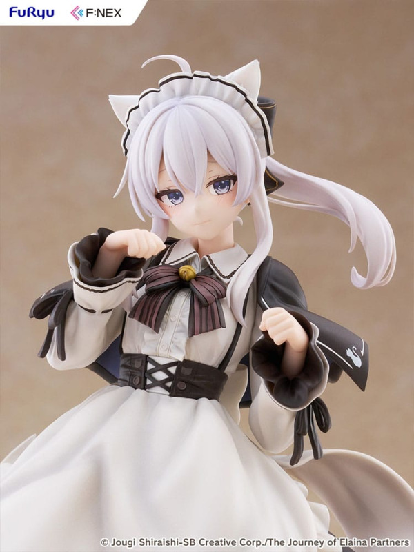 Wandering Witch: The Journey of Elaina F:NEX PVC Statue 1/7 Elaina Maid costume with cat ears Ver. 2 7
