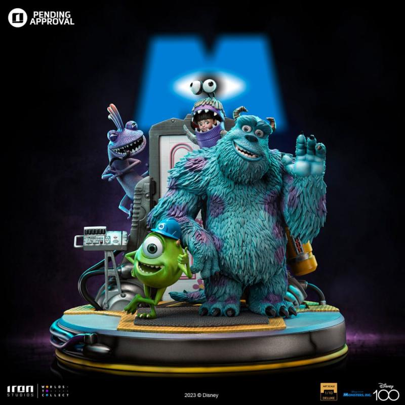 Monsters, Inc.: James P. Sullivan, Mike Wazowski 1/10 Deluxe Scale Statue - Iron Studios
