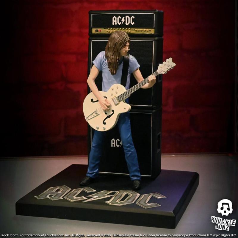 AC/DC: Malcolm Young II 23 cm Rock Iconz Statue - Knucklebonz