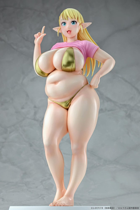 Plus-Sized Elf PVC Statue 1/7 Elfuda Gold Ver. 26 cm 9