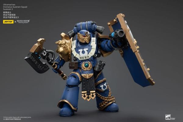 Warhammer The Horus Heresy Action Figure 1/18 Ultramarines Invictarus Suzerain Squad Suzerain 3 12 c