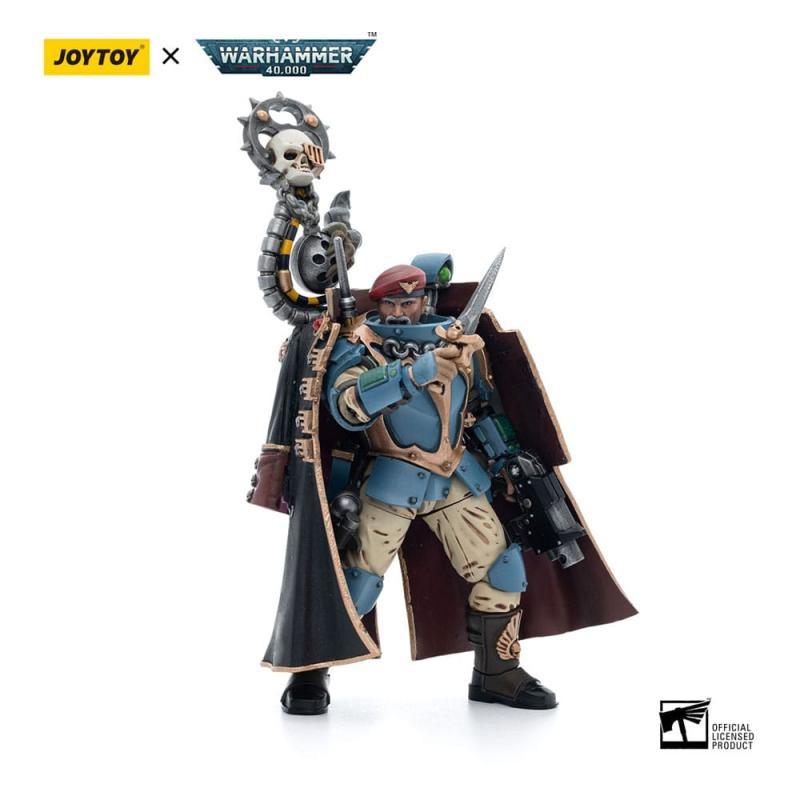 Warhammer 40k Action Figure 1/18 Astra Militarum Tempestus Scions Command Squad 55th Kappic Eagles T