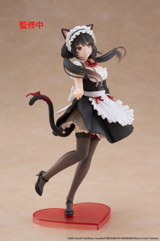 Date A Live V Coreful PVC Statue Kurumi Tokisaki Cat Ear Maid Ver. 18 cm 4