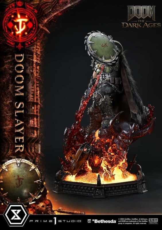 DOOM: The Dark Ages Ultimate Premium Masterline Series Statue 1/4 DOOM Slayer 77 cm 6