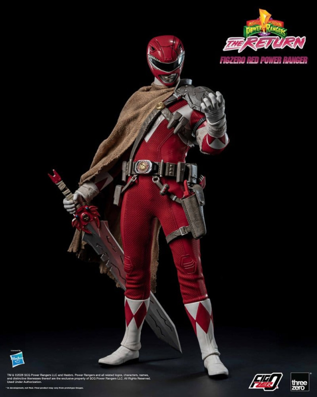 Mighty Morphin Power Rangers: The Return FigZero Action Figure 1/6 Red Power Ranger 31 cm 7
