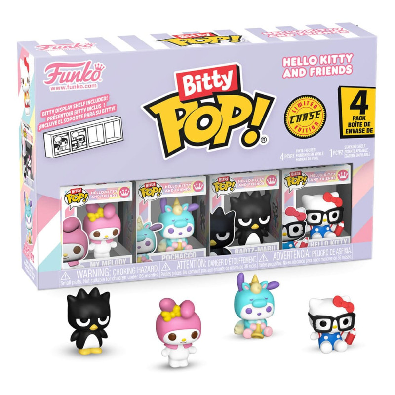 Hello Kitty and Friends Bitty POP! Vinyl Figure 4-Pack Series 4 2 cm