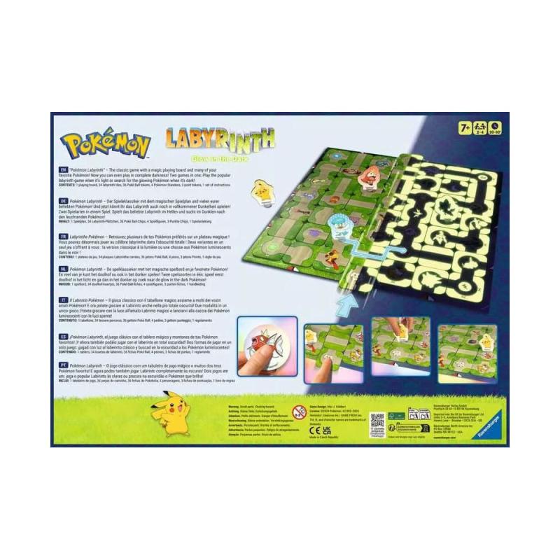 Pokémon Board Game Labyrinth Glow in the Dark