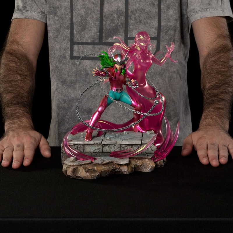 Saint Seiya Deluxe Art Scale Statue 1/10 Andromeda Shun 23 cm 10