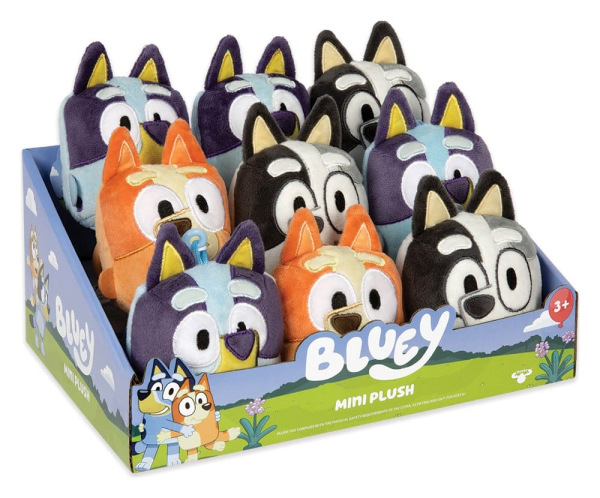 Bluey Mini Plush Figures Display (9)