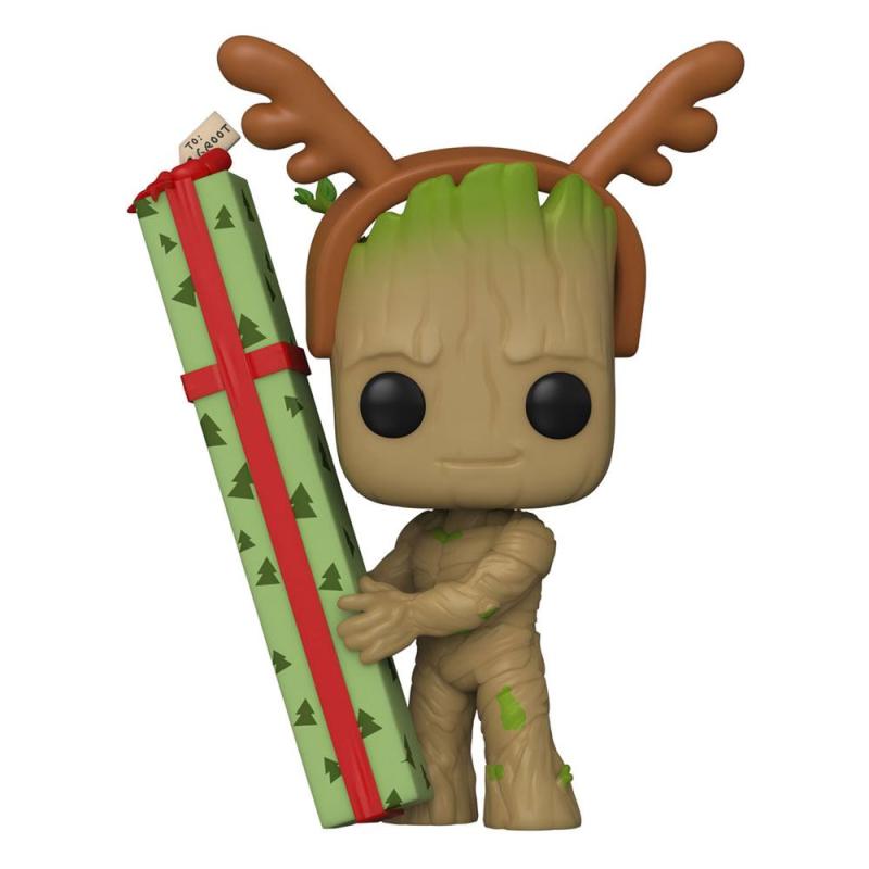 Guardians of the Galaxy: Groot 9 cm Holiday Special POP! Heroes Vinyl Figure - Funko