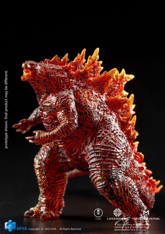 Godzilla King of the Monsters: Burning Godzilla 20cm Stylist Series PVC Statue - Hiya Toys