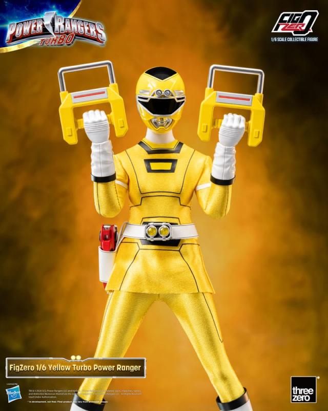 Power Rangers Turbo FigZero Action Figure 1/6 Yellow Turbo Power Ranger 30 cm