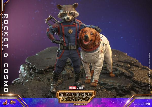 Guardians of the Galaxy Vol. 3: Rocket & Cosmo 1/6 Action Figuren - Hot Toys