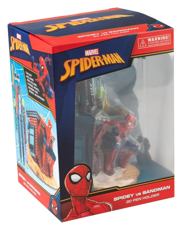 Spider-Man Pen Holder with Stationery Set 3