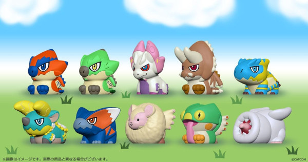 Monster Hunter Figure Builder Trading Figures 3 - 5 cm Finger Puppet Monster Hunter Vol. 1 (10) 1