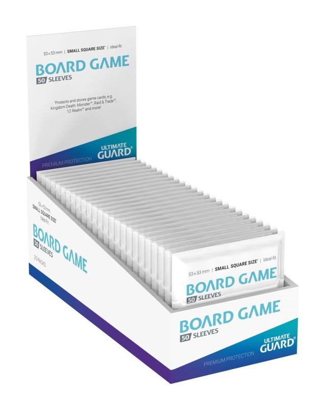 Ultimate Guard Premium Sleeves for Board Game Cards Small Square (50)