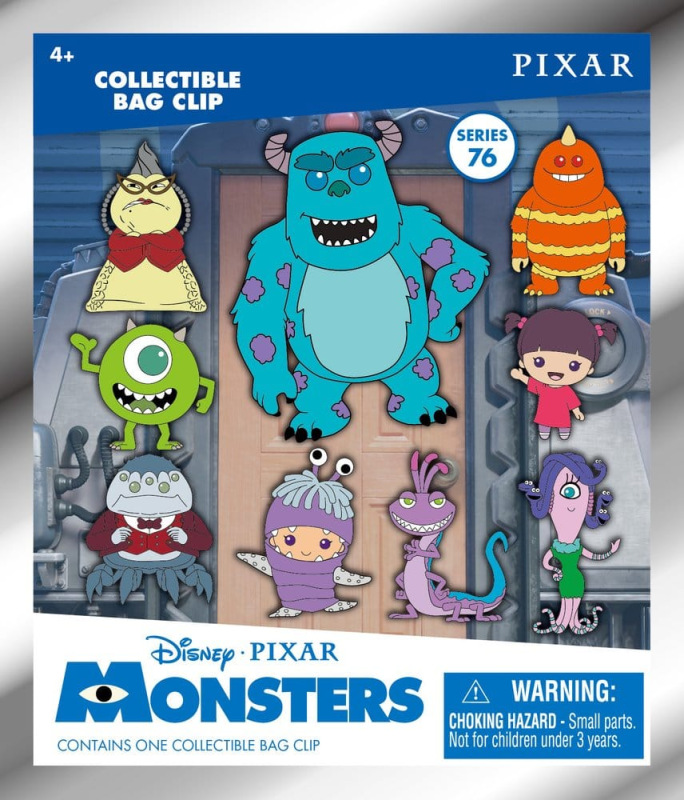Monsters, Inc. 15th Anniversary 3D PVC Bag Clips Series 76 Display (24) 2